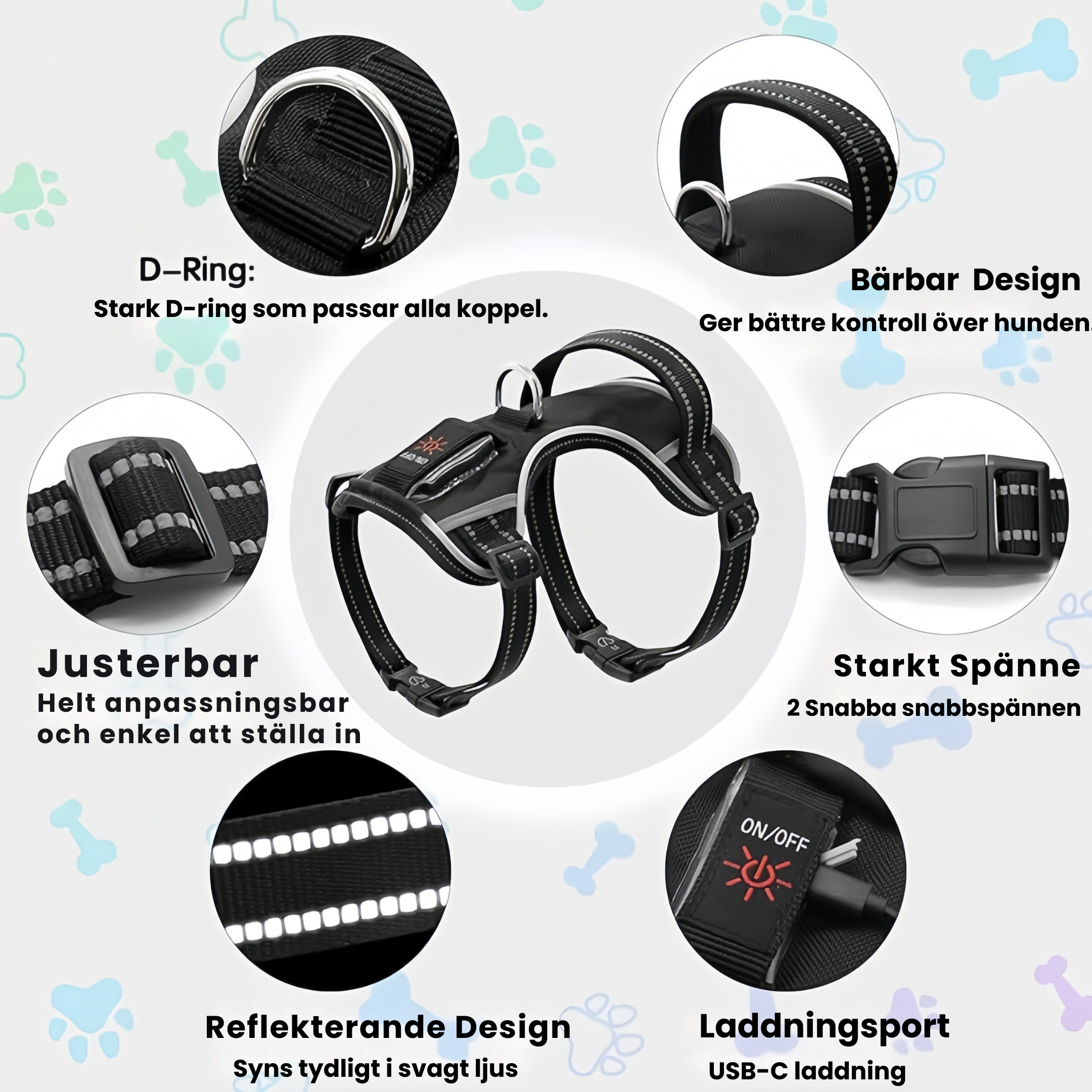 GlowDog™ - Gör mörka promenader tryggare för er båda!